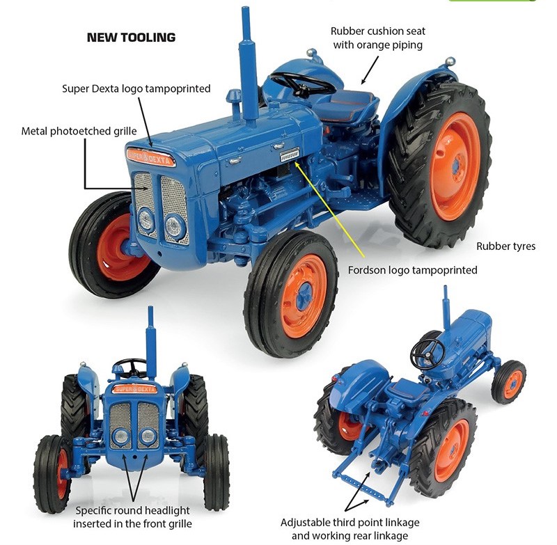 Fordson Super Dexta 1962 - 1:32